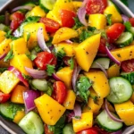 Refreshing Mango Salad Recipe with Lime Dressing