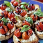 Ricotta Bruschetta with Roasted Tomatoes