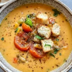 Roasted Tomato Basil Soup