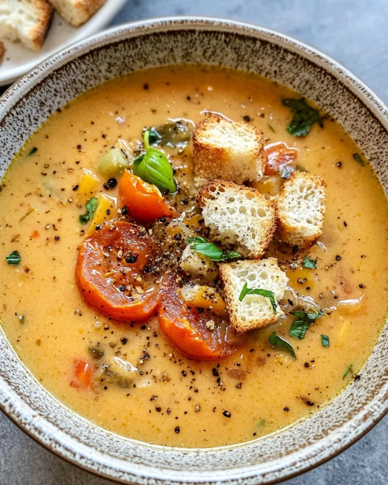 Roasted Tomato Basil Soup