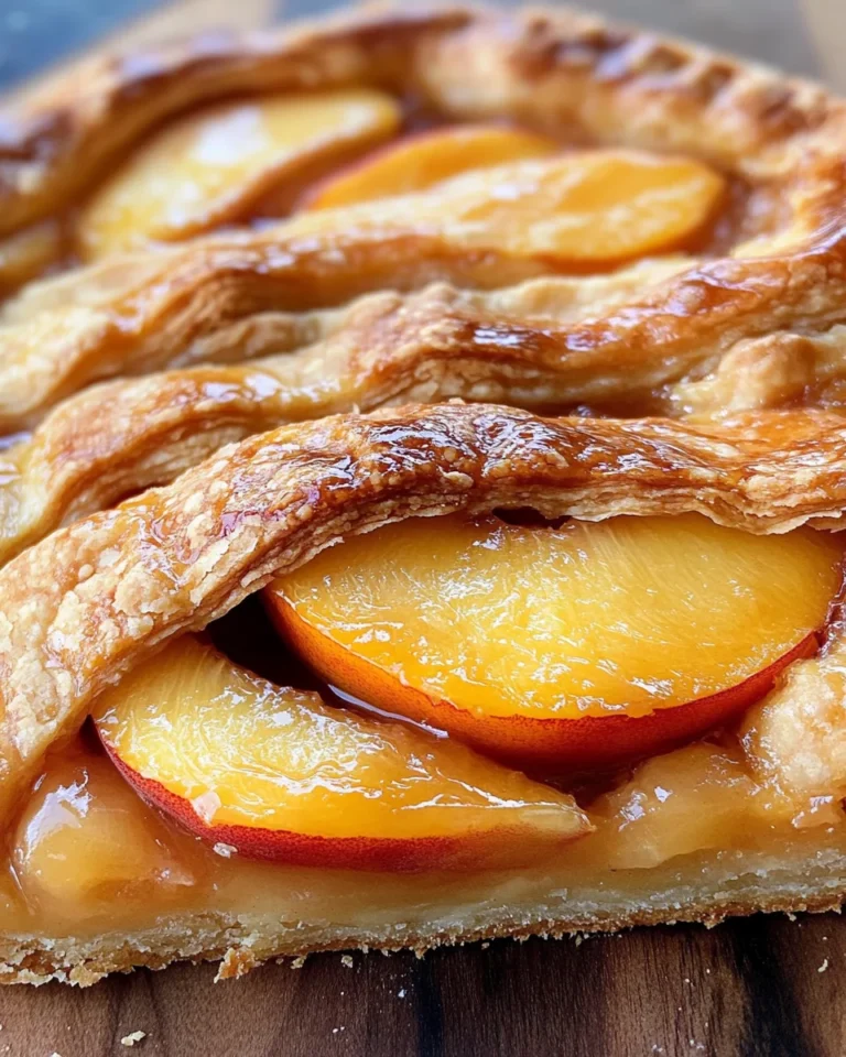 Rustic Peach Tart Recipe