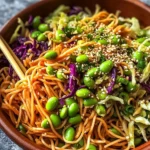 Sesame Ginger Edamame Noodles