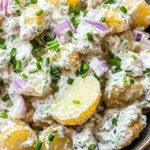 Sour Cream and Onion Potato Salad {No Mayo}