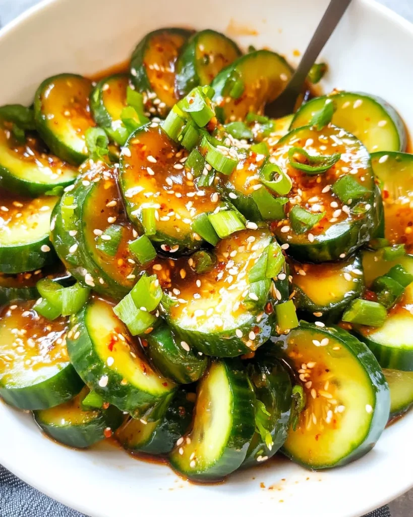 Spicy Asian Cucumber Salad