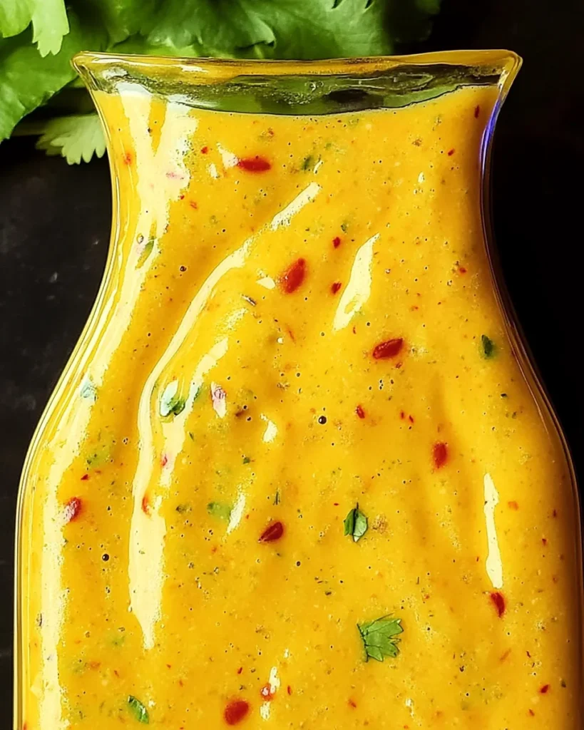 Sweet and Spicy Mango Salad Dressing
