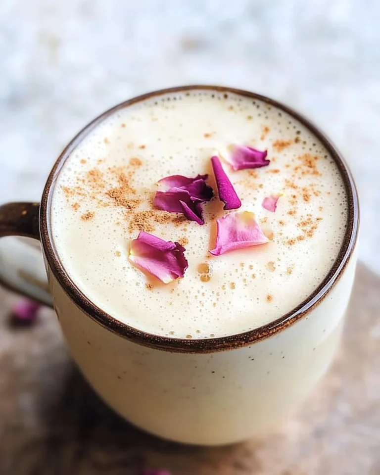 Vanilla Rose Tea Latte