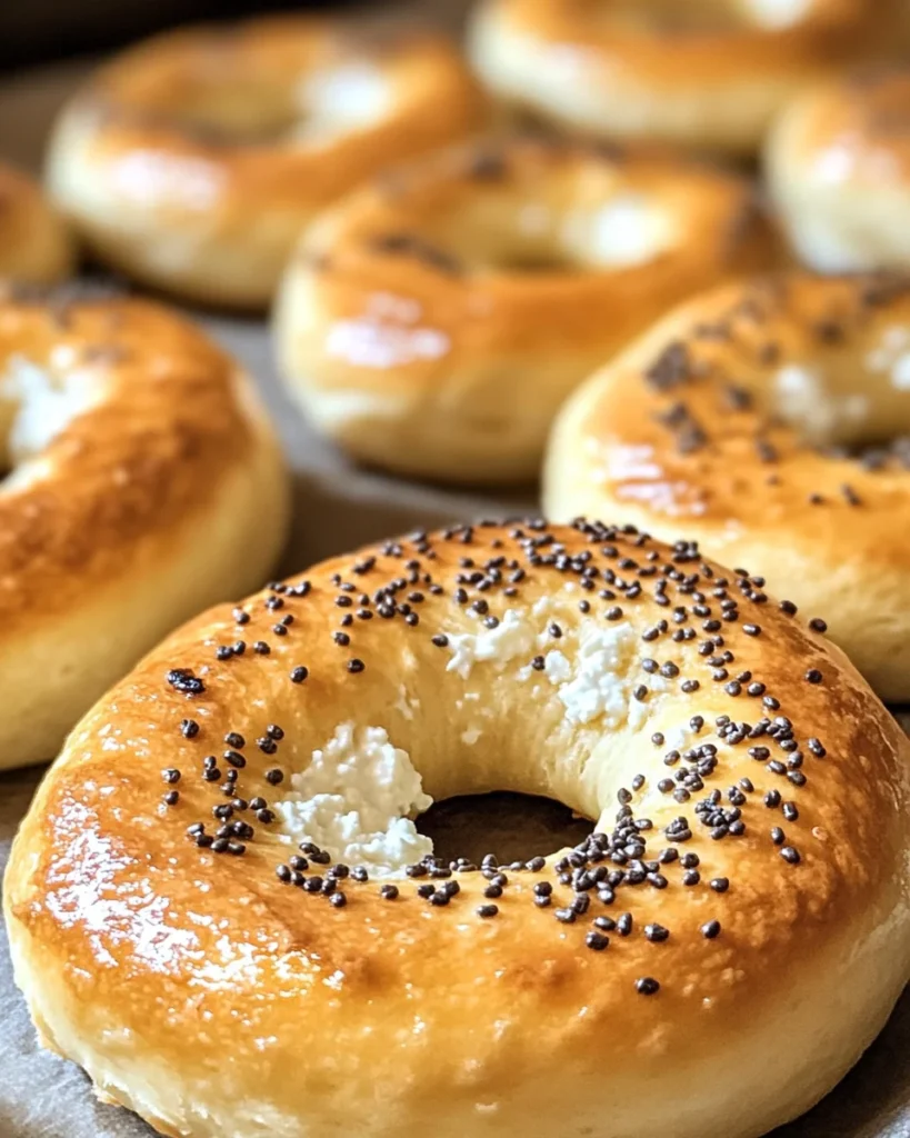 cottage cheese protein bagels (fluffy & easy)