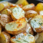 creamy roasted ranch potato salad