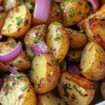 honey mustard roasted potato salad