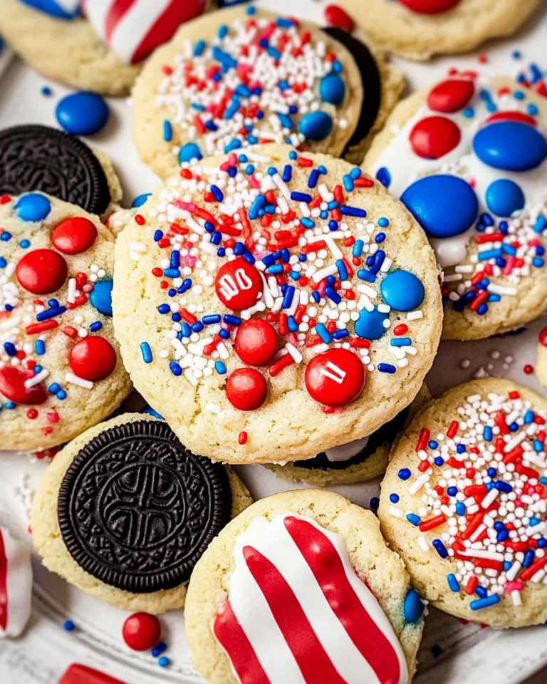 4th of July Fireworks Cookies