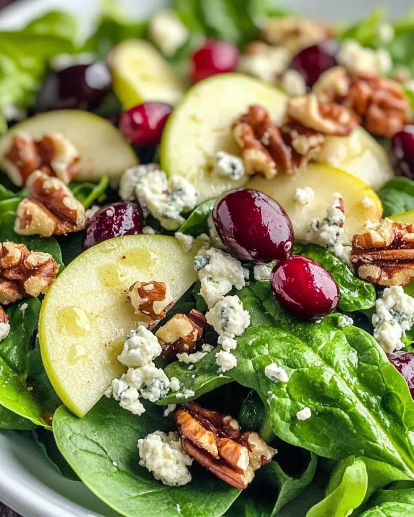 Apple Walnut Cranberry Salad