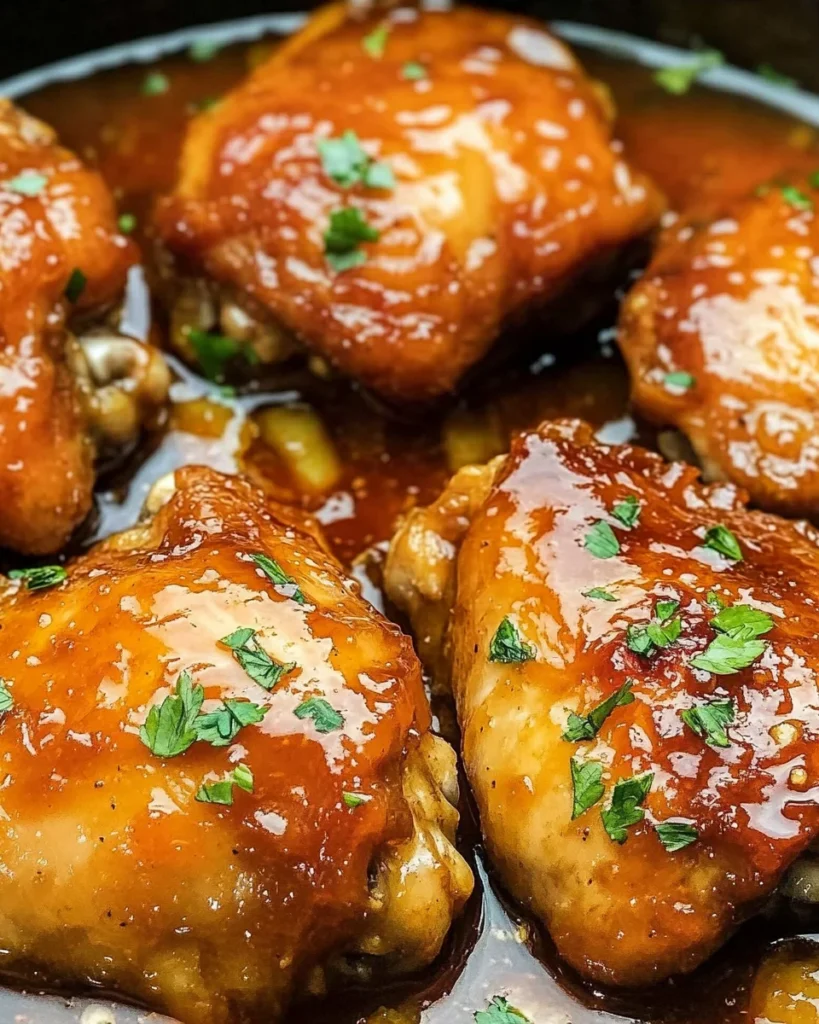 Apricot Chicken Thighs