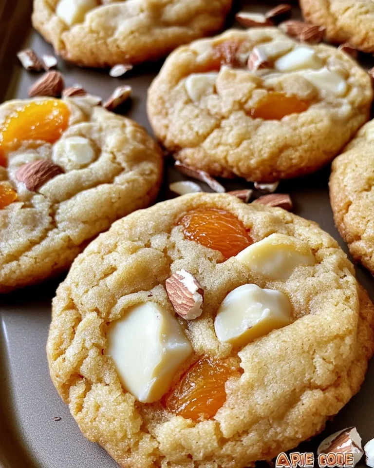 Apricot White Chocolate Cookies