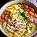 Avgolemono — Greek Lemon Chicken Soup