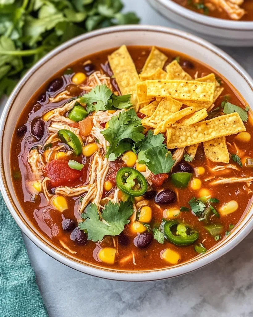 Best Chicken Tortilla Soup