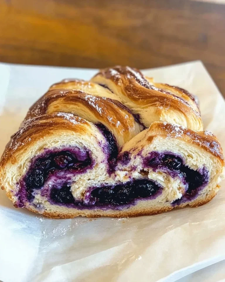 Blueberry Cream Cheese Babka