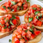 Bruschetta mit Tomaten - klassisch italienisch