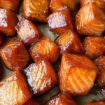 Candied Smoked Salmon Bites