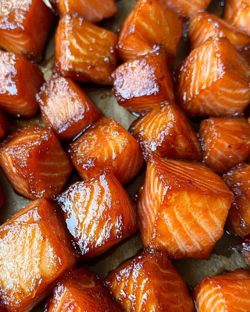 Candied Smoked Salmon Bites