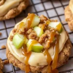 Caramel apple cookies- Crumbl copycat