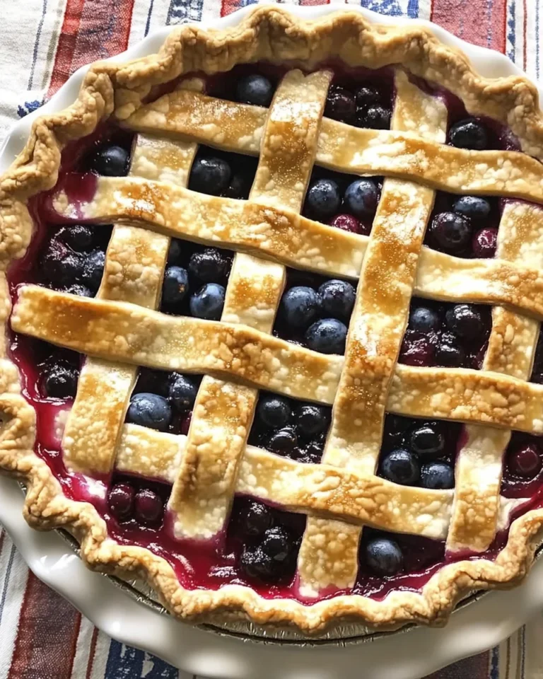 Cherry and Blueberry Pie