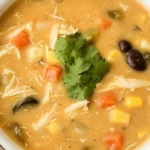 Easy Chicken, Poblano, and Black Bean Soup (Small Batch)