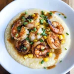 Gouda Grits with Smoky Brown Butter Shrimp