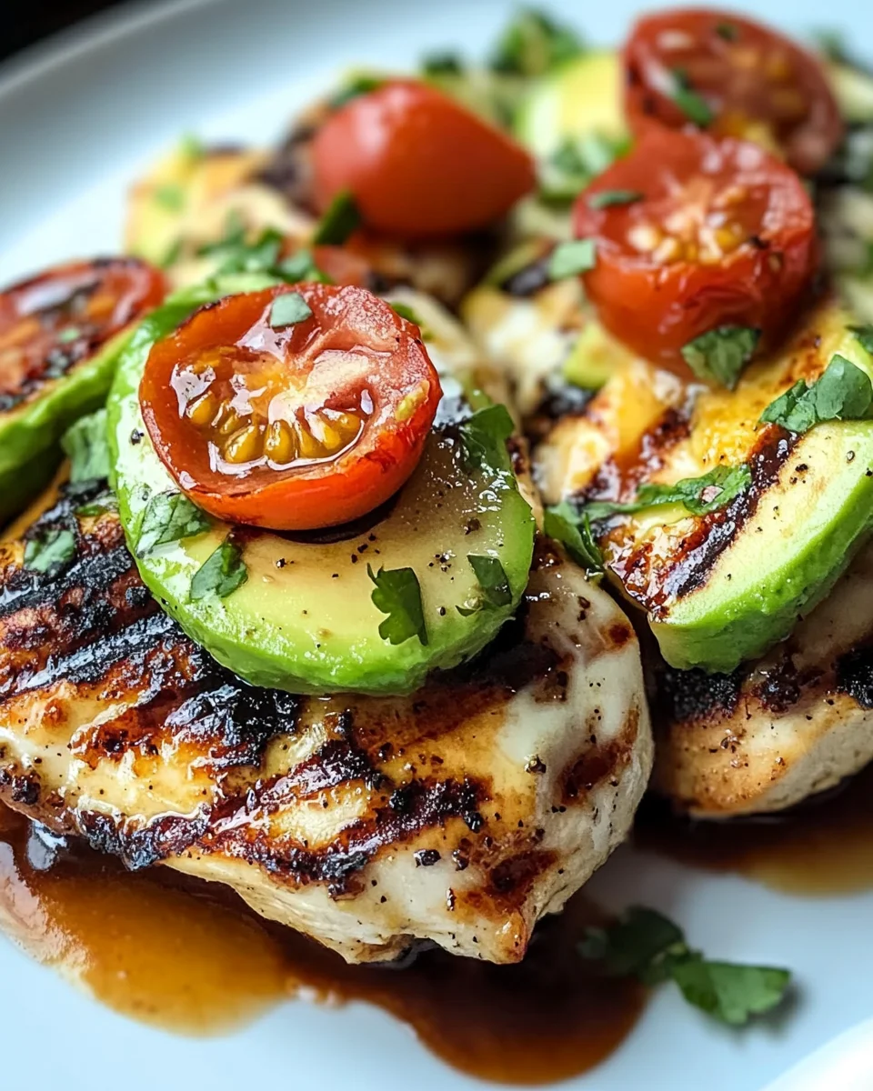 Grilled California Avocado Chicken Recipe