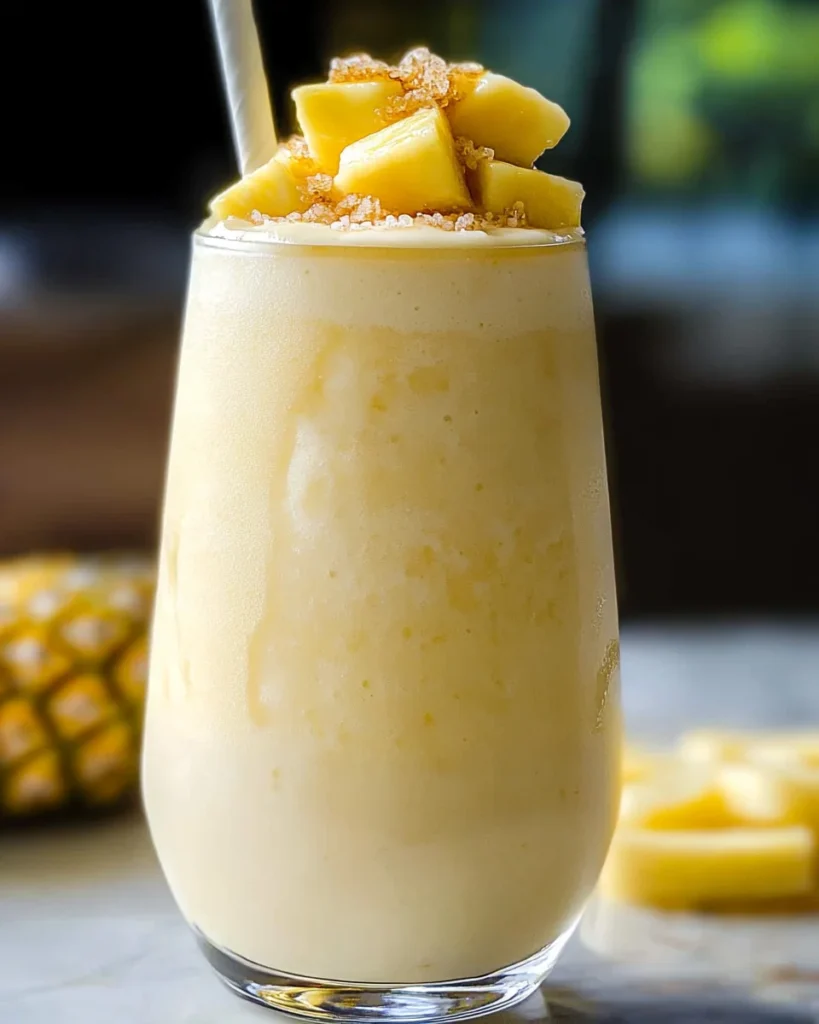 Healthy Pineapple Smoothie Recipe
