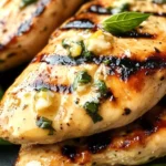 Honey Citrus Grilled Chicken with Basil Butter