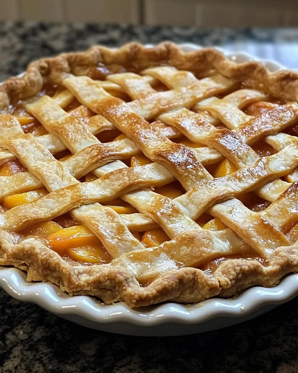 Ina Garten's Perfect Peach Pie