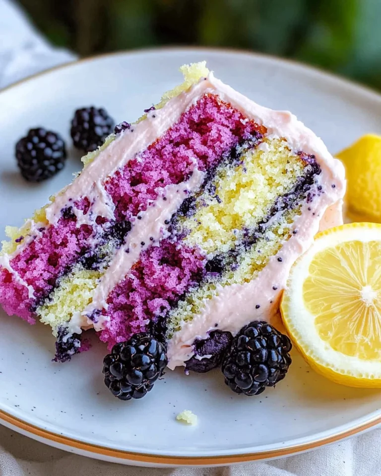Lemon Blackberry Cake
