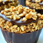 No Bake Peanut Butter Granola Cups