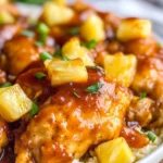 Pineapple Chicken | Crockpot Hawaiian BBQ Chicken
