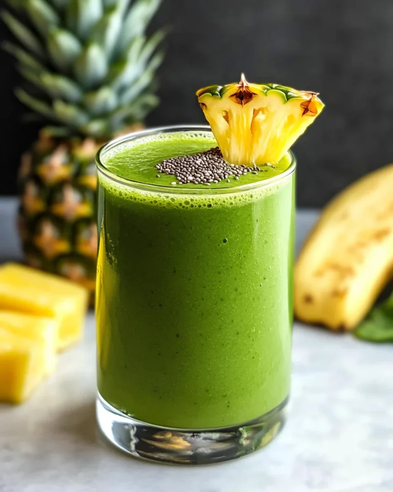 Pineapple Spinach Smoothie