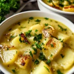 Roasted Garlic Potato Soup
