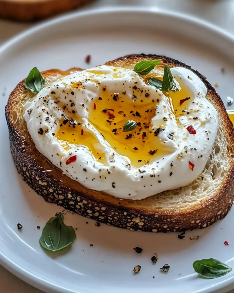 Simple Burrata Appetizer with Honey