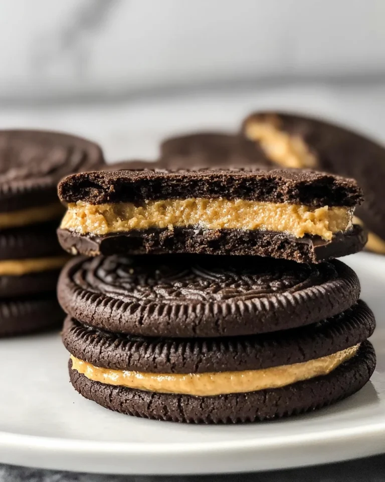 Soft Homemade Peanut Butter Oreos Recipe