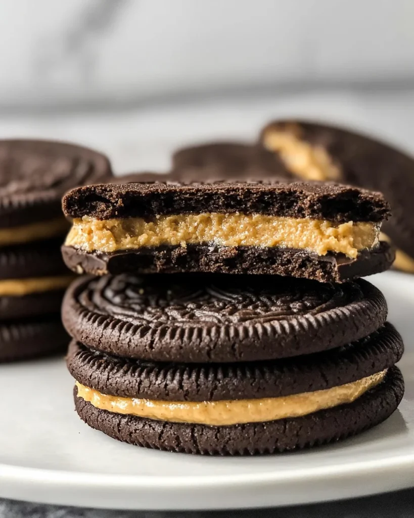 Soft Homemade Peanut Butter Oreos Recipe