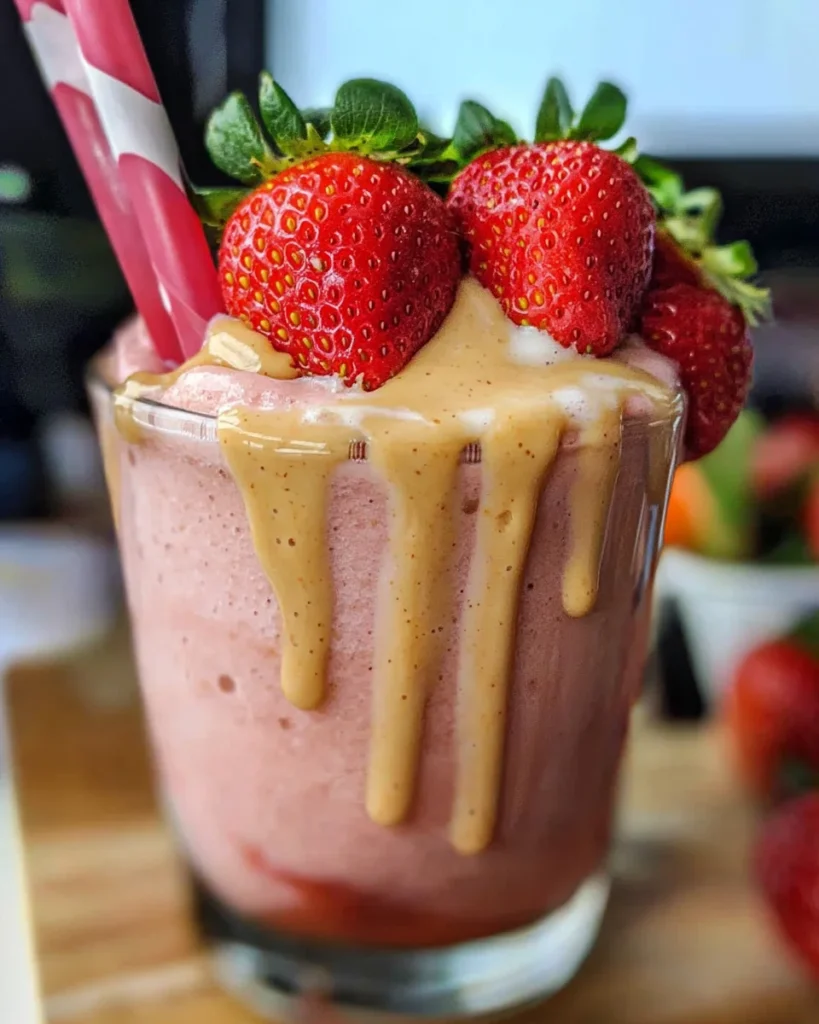 Strawberry Peanut Butter Smoothie