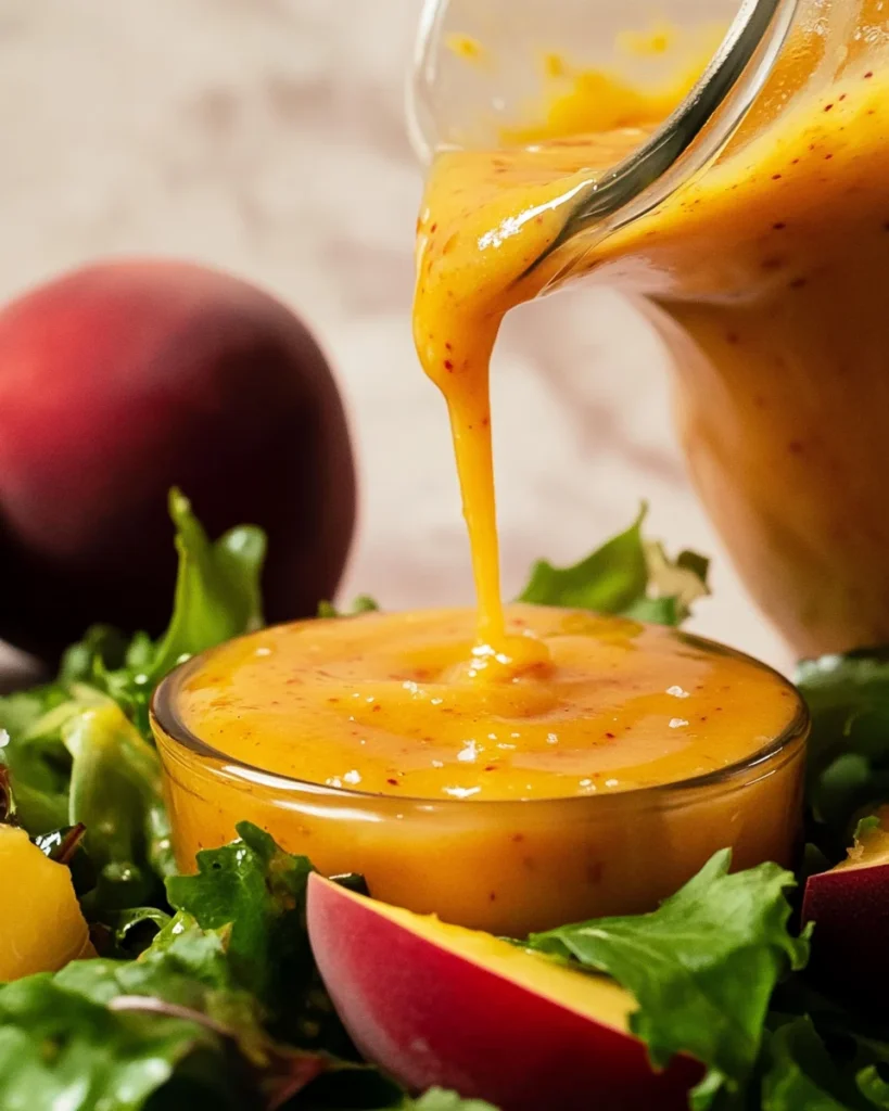Sweet Peach Salad Dressing