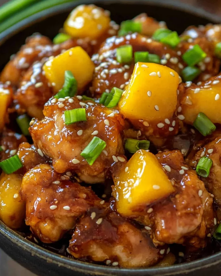 Sweet & Savory Asian Mango Glazed Chicken