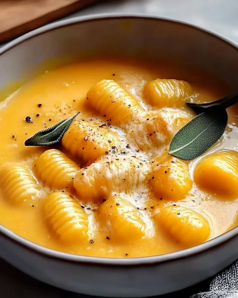 Tasty Pumpkin Gnocchi Soup