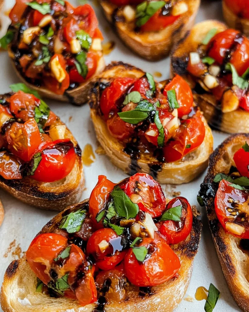 Tomato and Basil Bruschetta