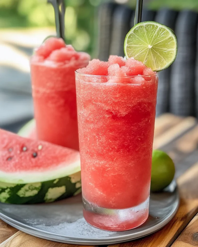 Watermelon Lime Slushie