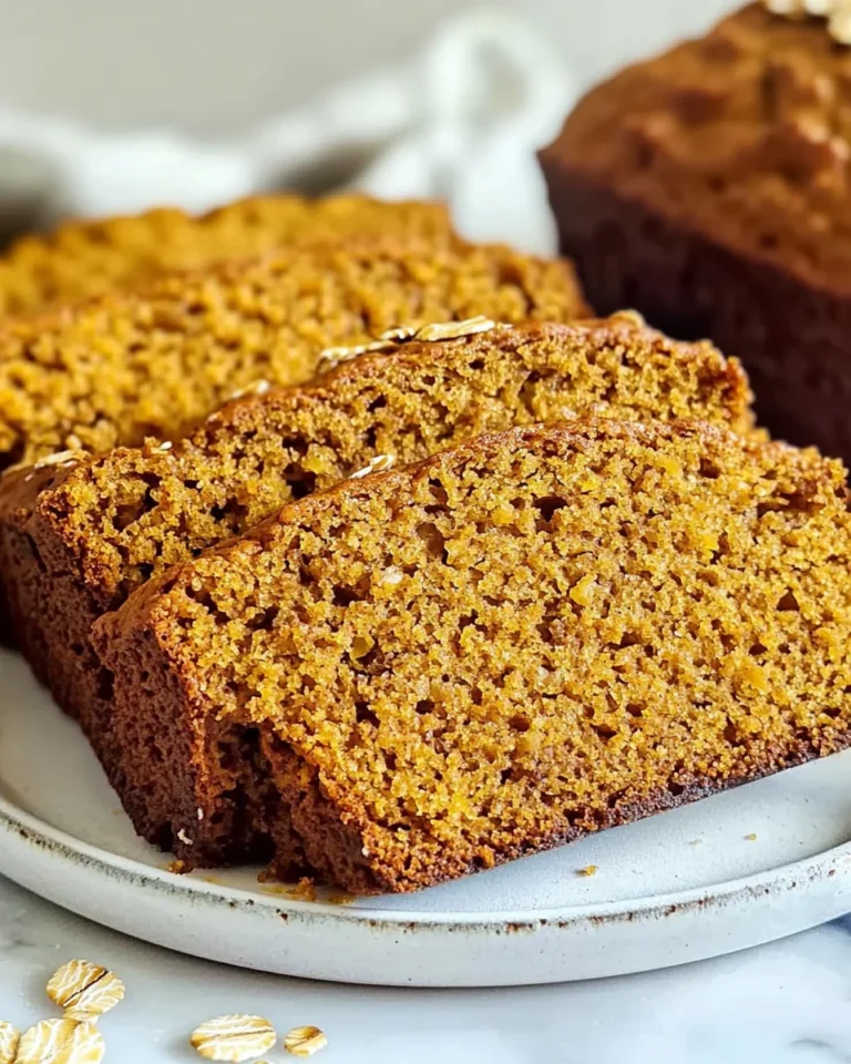 Wholesome Pumpkin Oat Bread